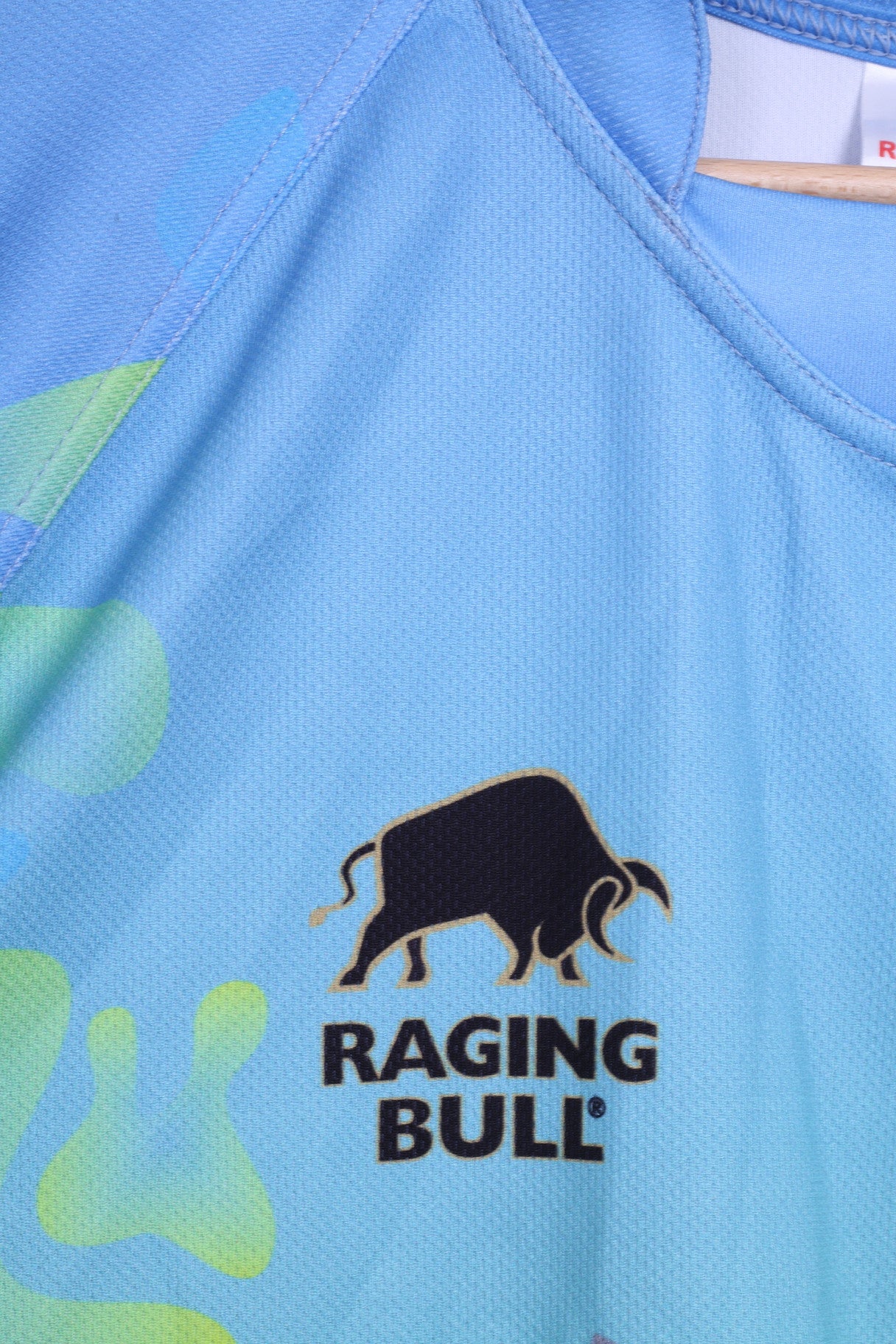 Raging Bull S.E.A.E. Mens 42'' Shirt Rugby Football Club Blue - RetrospectClothes