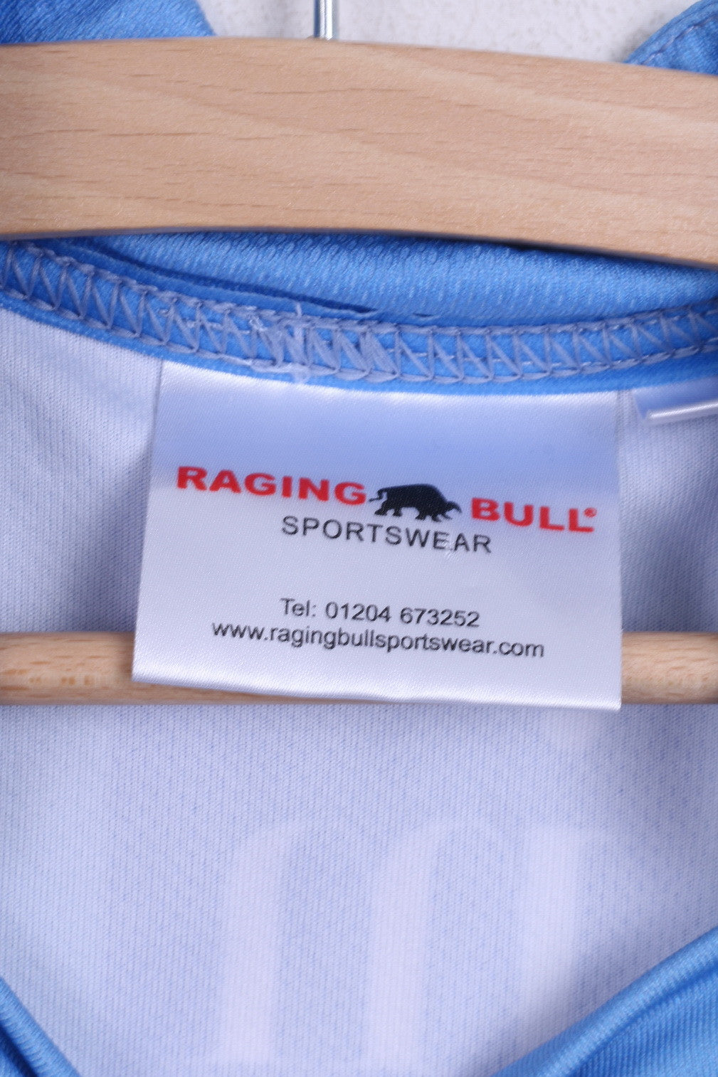 Raging Bull S.E.A.E. Mens 42'' Shirt Rugby Football Club Blue - RetrospectClothes