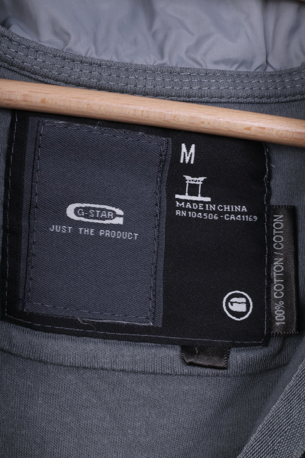 Felpa con cappuccio G-Star Raw da donna M Jumper grigia 