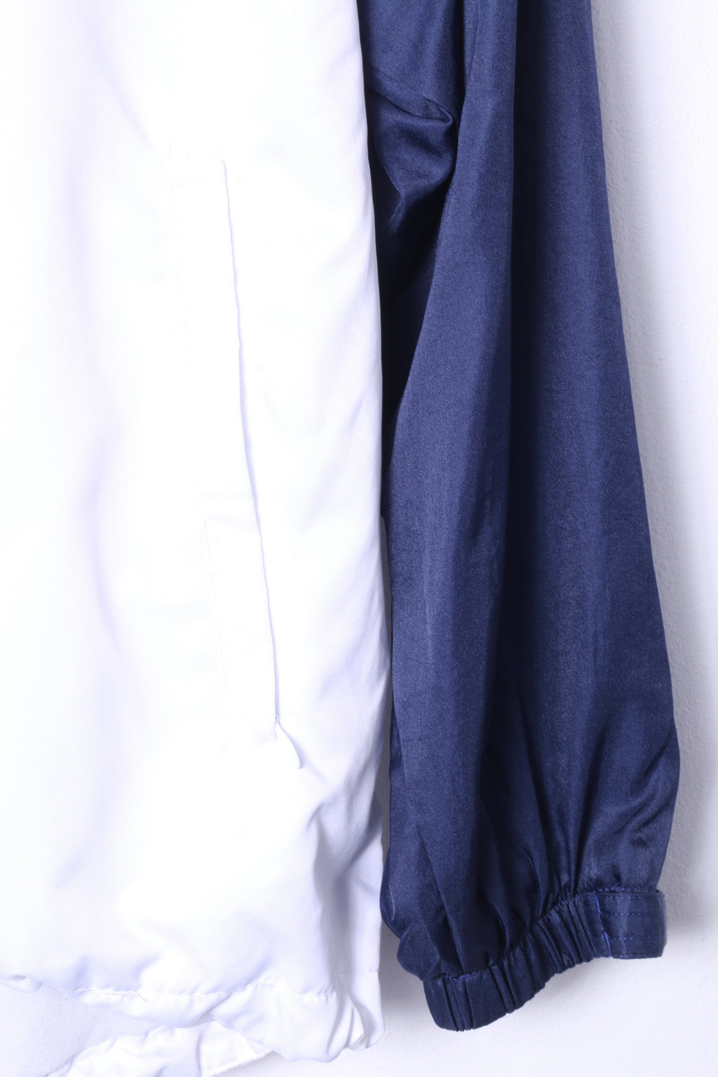 Nike Men S 173 Jacket White Navy Lightweight Zip Up Golf Classic Vintage Top