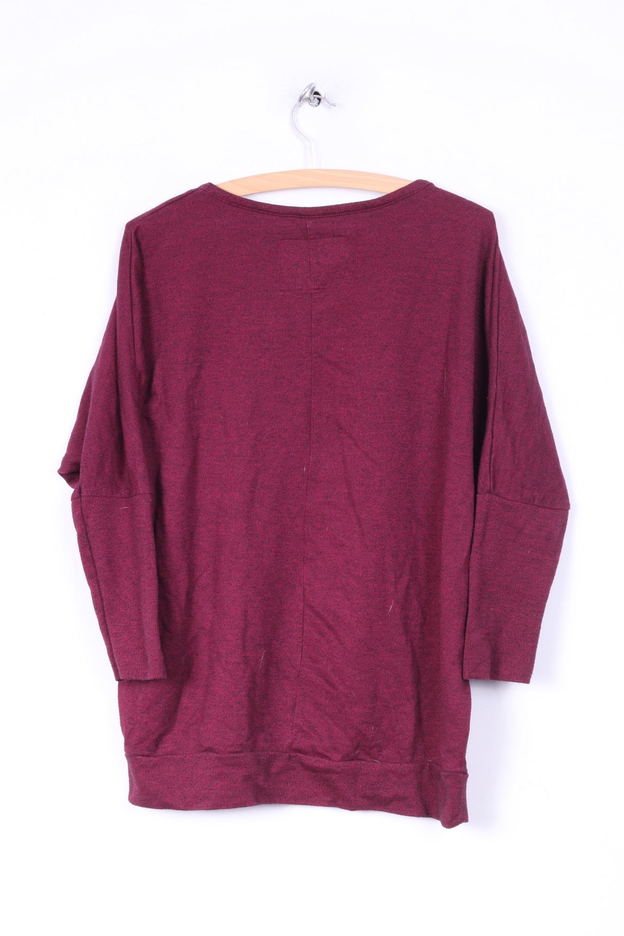 Multiblu Femme M Graphic Jumper Amaranth Sweatshirt Col Rond Coton