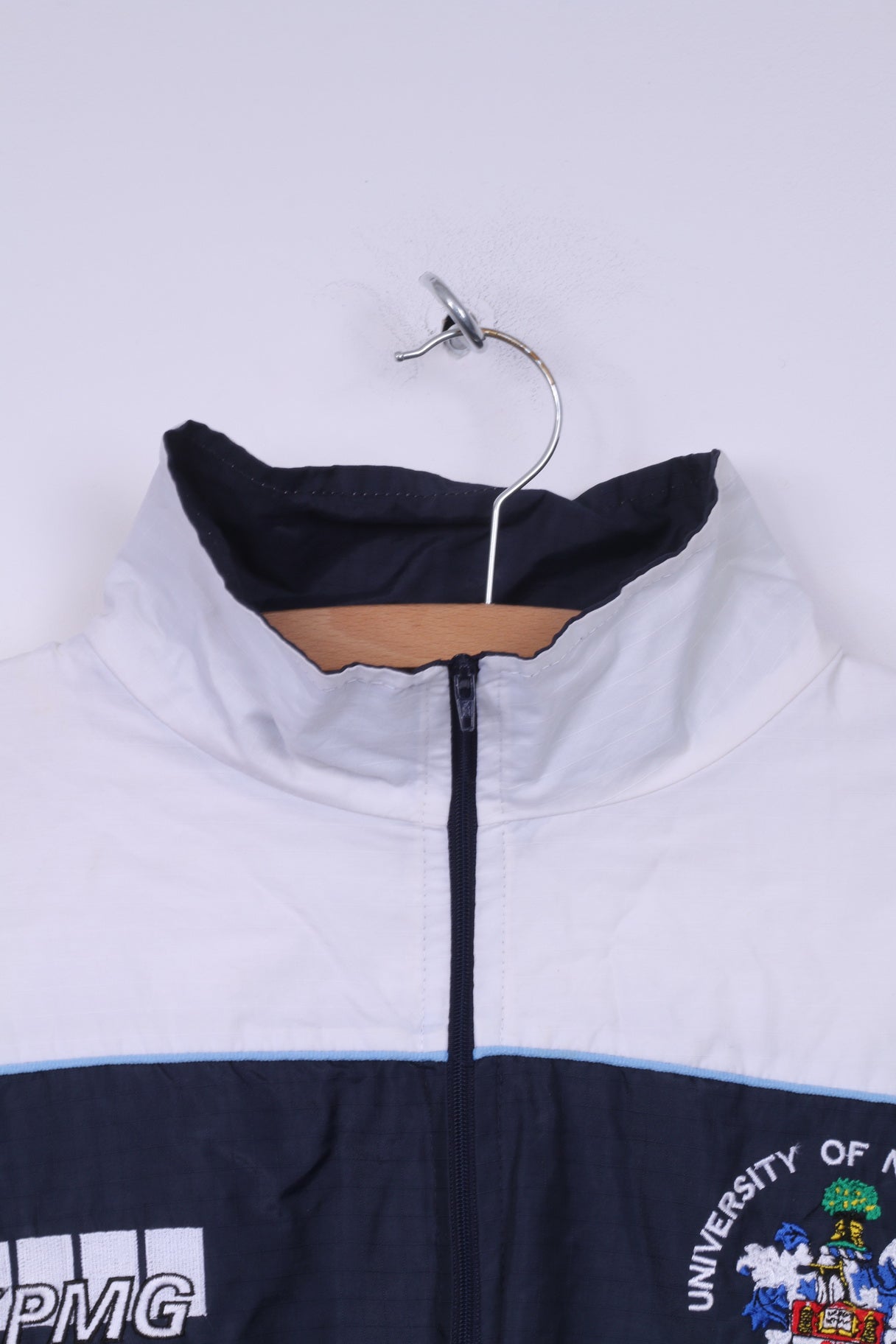 Joe Pro Been There Done That University Of Nottingham Mens L Jacket Hood Zip Neck Nylon Waterproof