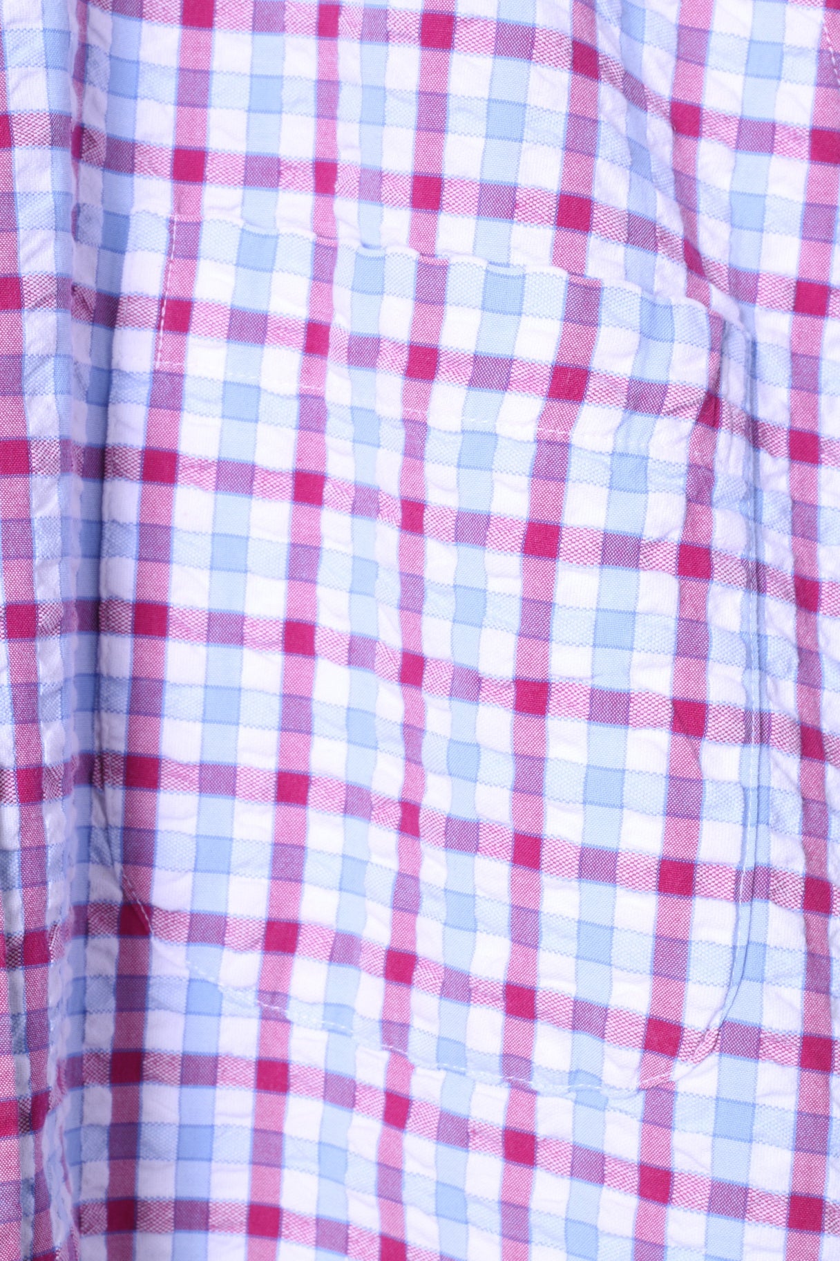 Charles Tyrwhitt Mens S Casual Shirt Blue Red Check Jermyn Street Cotton Top