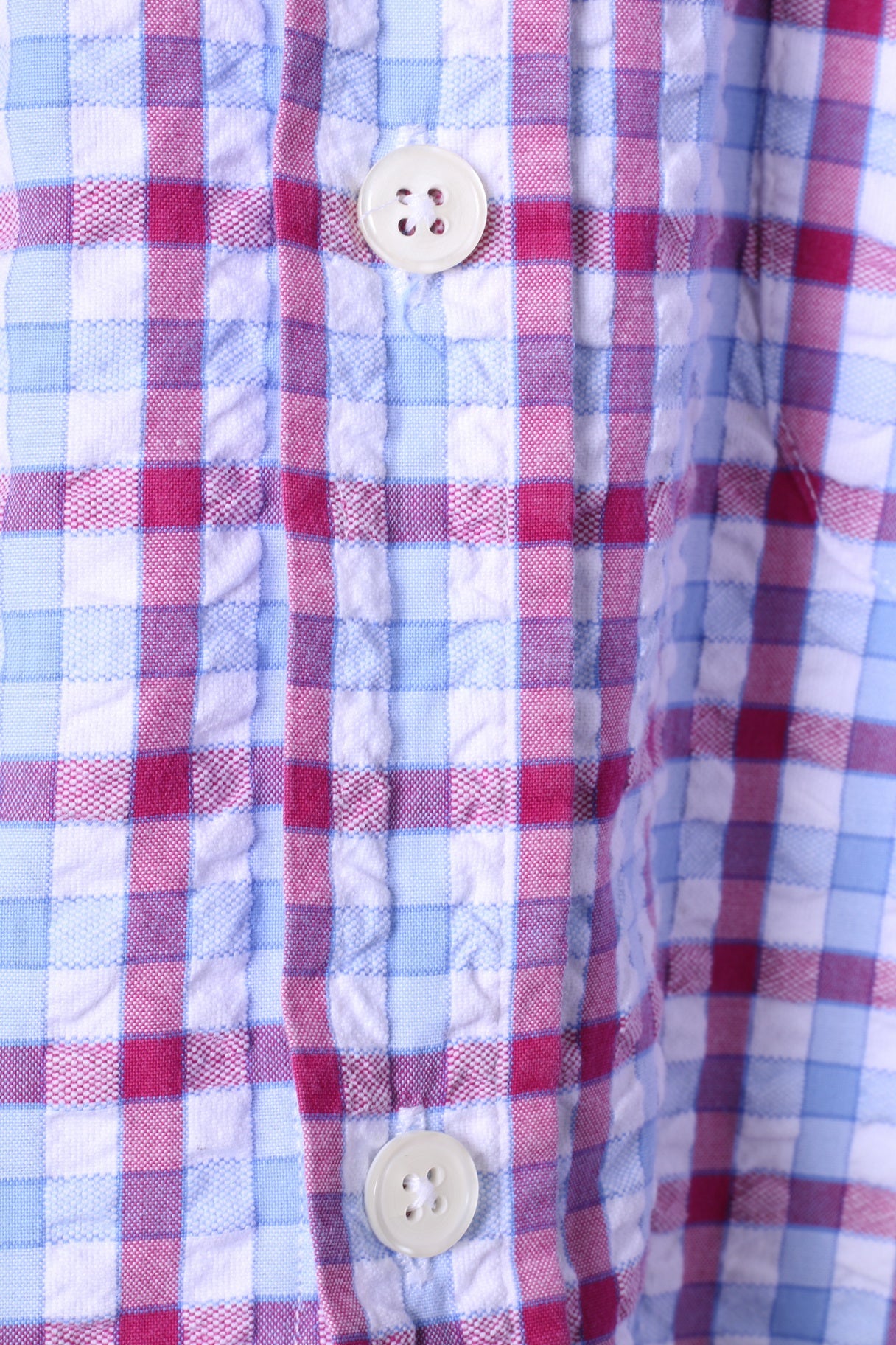 Charles Tyrwhitt Mens S Casual Shirt Blue Red Check Jermyn Street Cotton Top