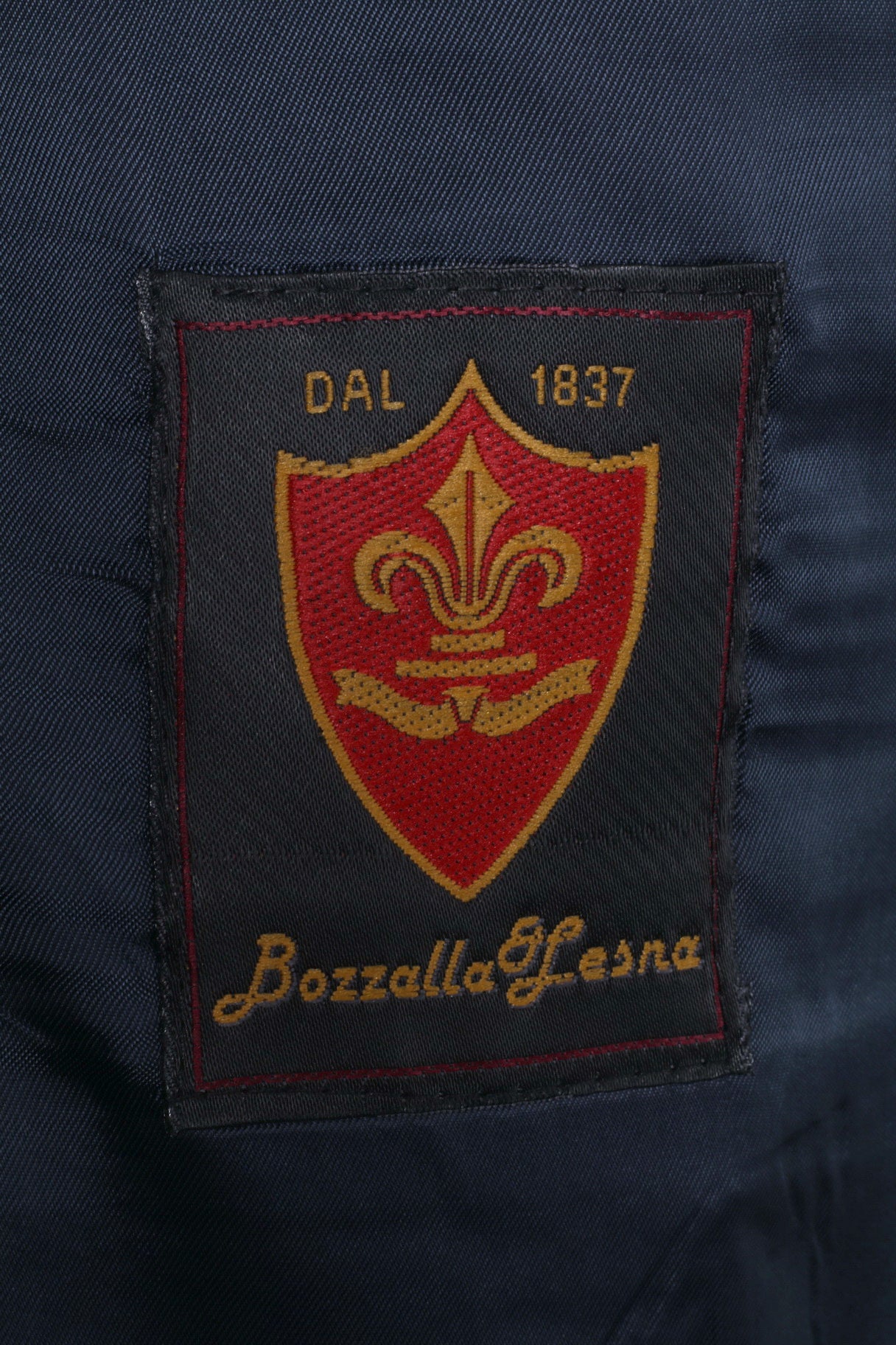 BM By Bozzalla &amp; Lesna Homme 48 38 Blazer Marine Laine Rayé Abu Dabi Bleu Marine Italie Veste