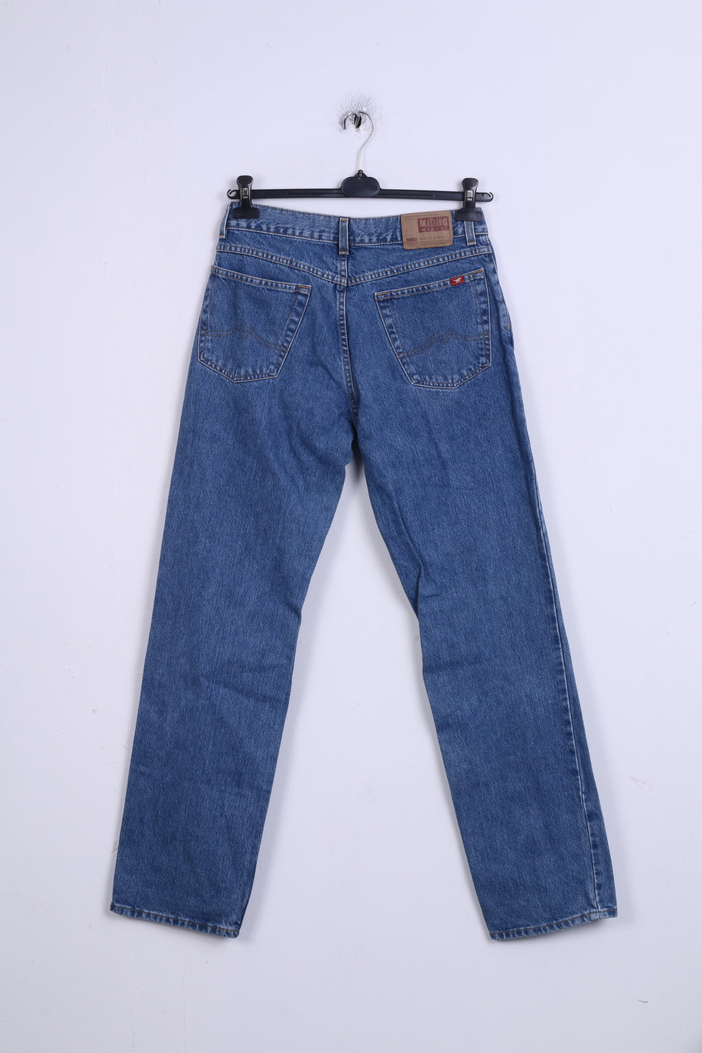 Mustang Jeans Mens W33 Trousers Blue Denim Jeans Cotton  Straight Leg