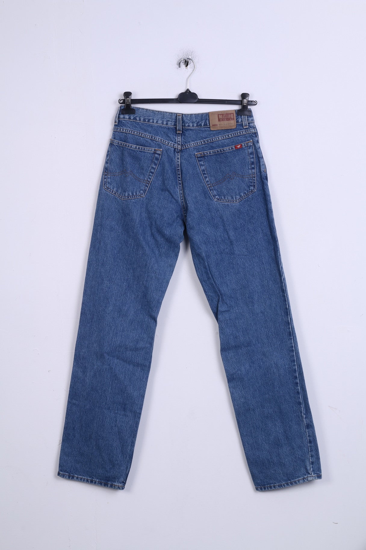 Mustang Jeans Mens W33 Trousers Blue Denim Jeans Cotton  Straight Leg