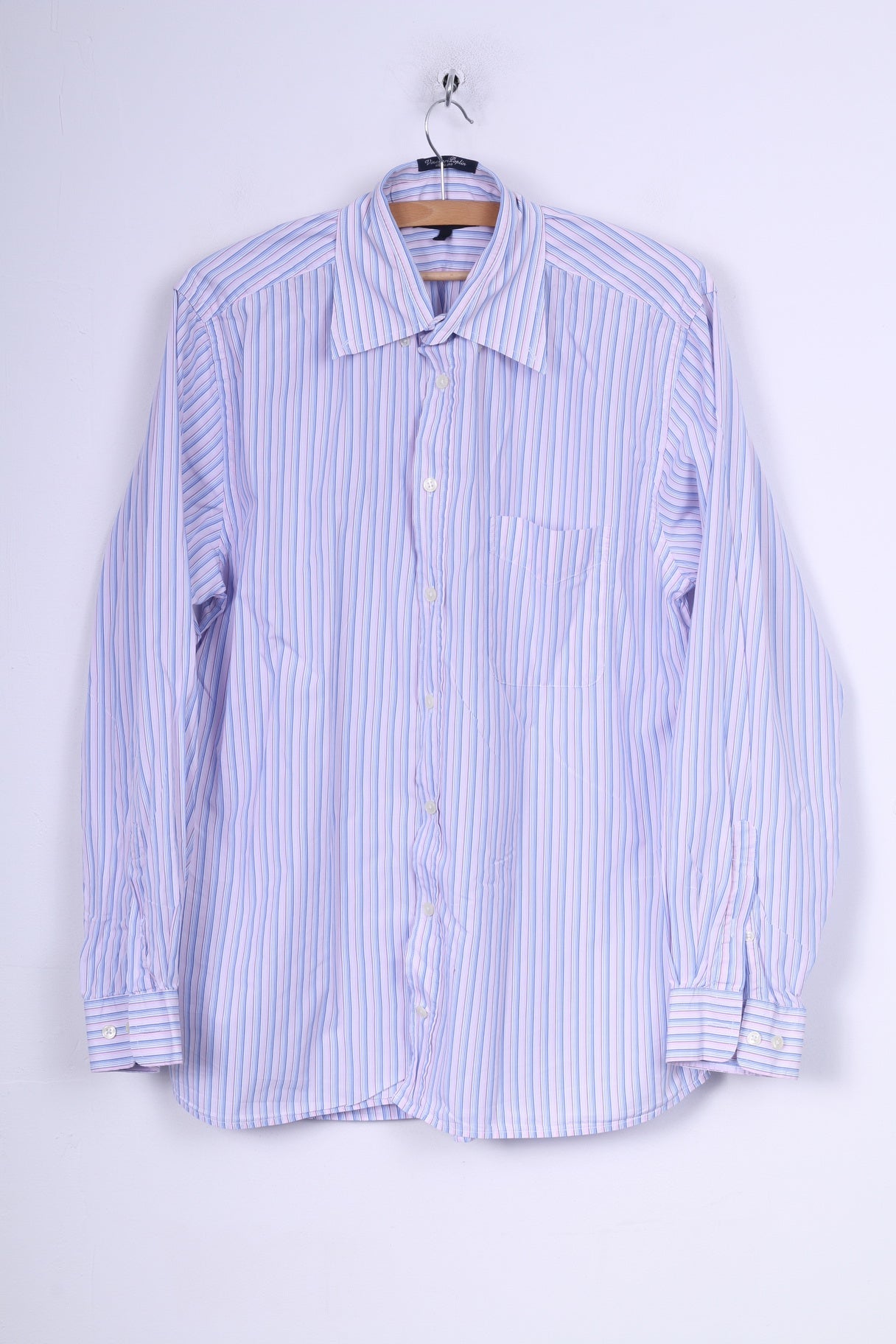 Gant Chemise décontractée L pour hommes, coupe régulière, rayée, coupe régulière, en coton