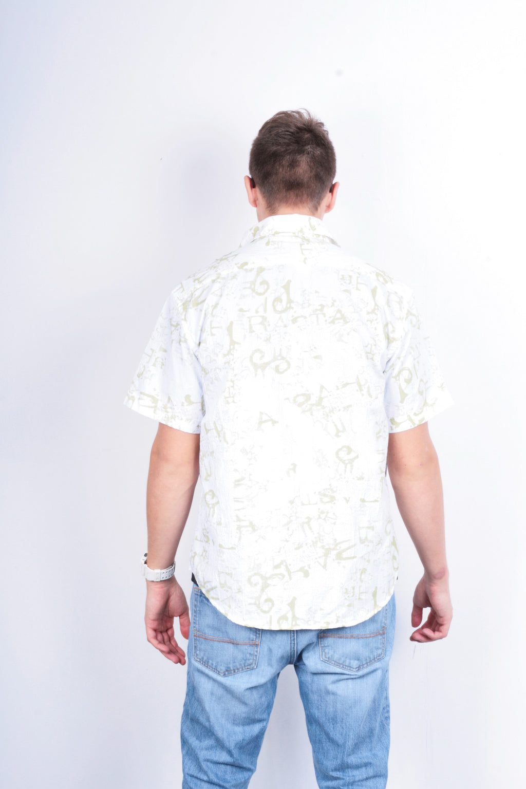 La Martina Mens XL Casual Shirt White Buenos Aires Cotton Short Sleeve - RetrospectClothes