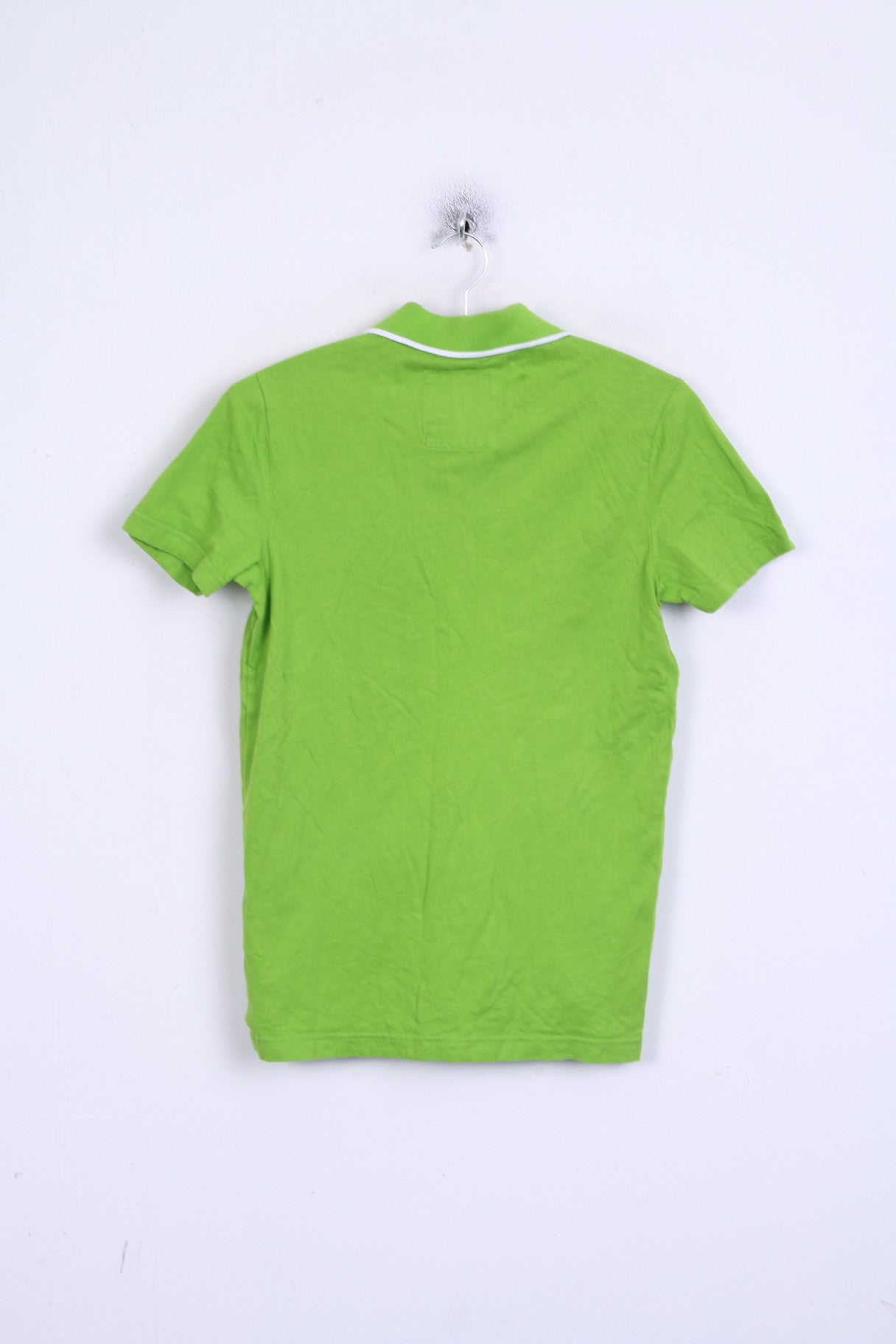 HOLLISTER Mens S Polo Shirt California Cotton Green Short Sleeve