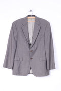 Marks & Spencer Mens 40 M Blazer Tailoring Lightweight Suit Single Breasted Grey