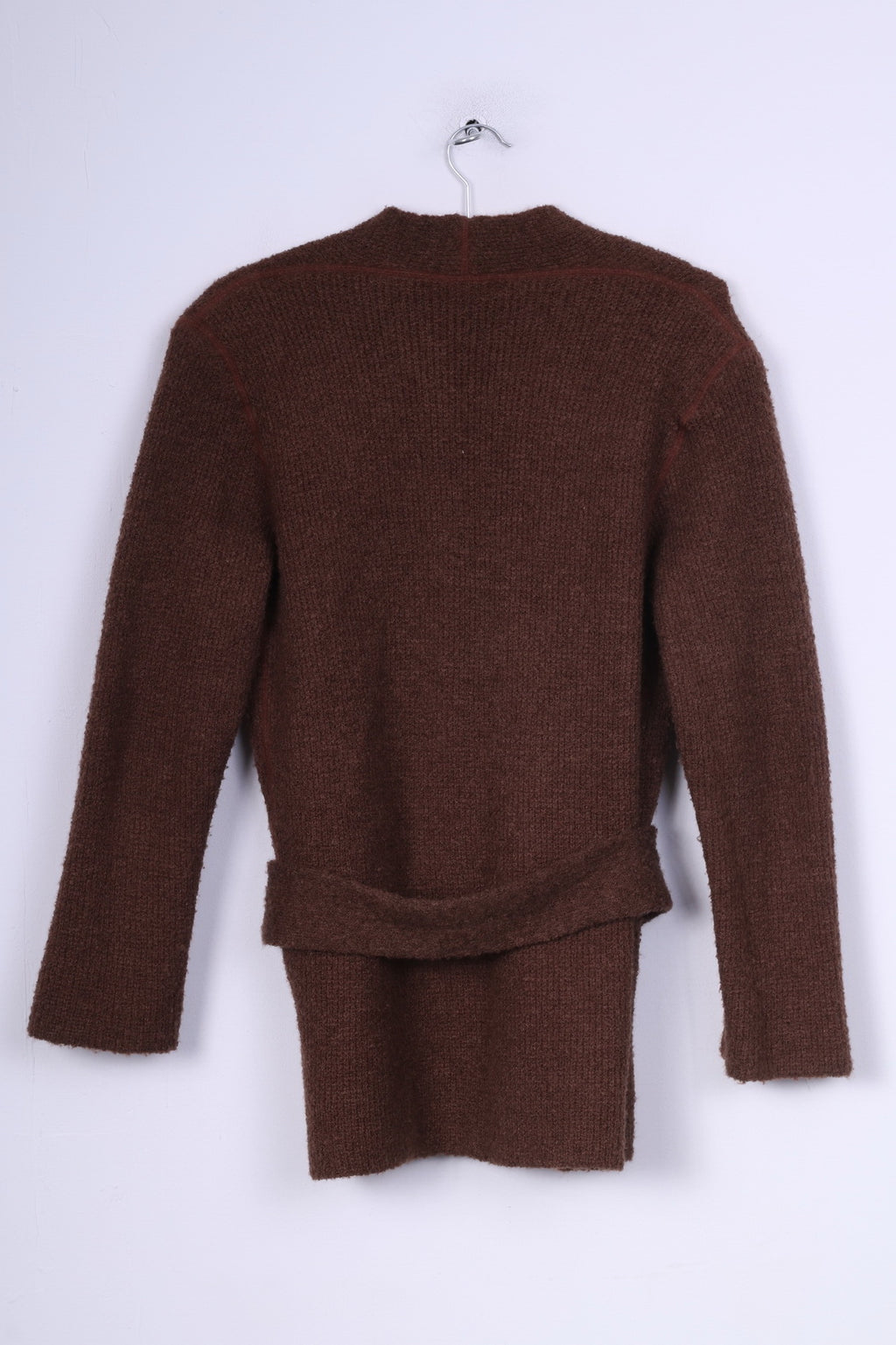 Griffe Tricot Donna 50 Cardigan Maglione Marrone Vintage