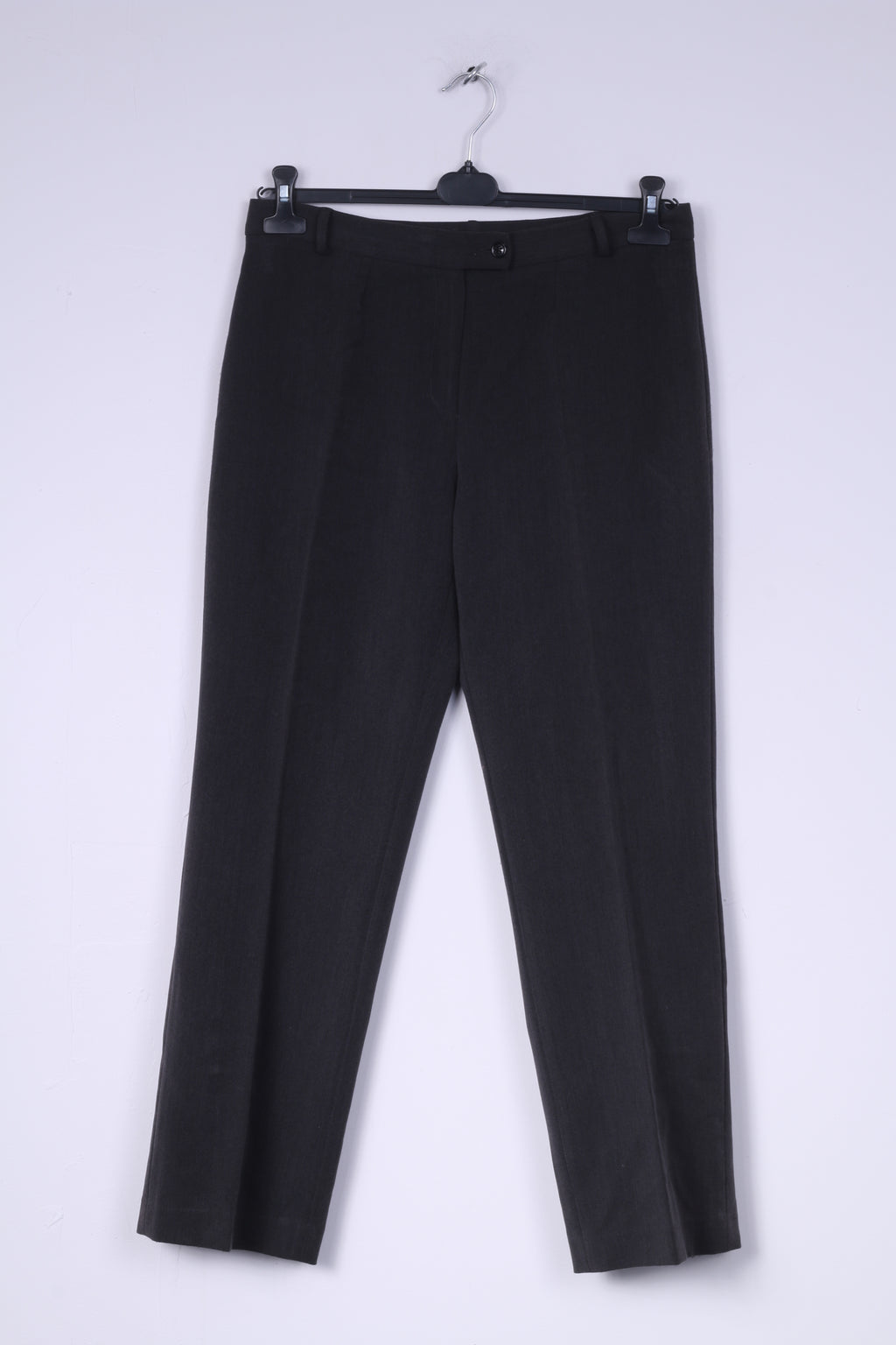 Italy Womens M Trousers Suit Pants Elagant Grey