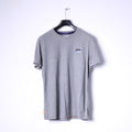 Superdry Mens XL (M) T- Shirt Grey Cotton Surf Edition Basic Tee Top