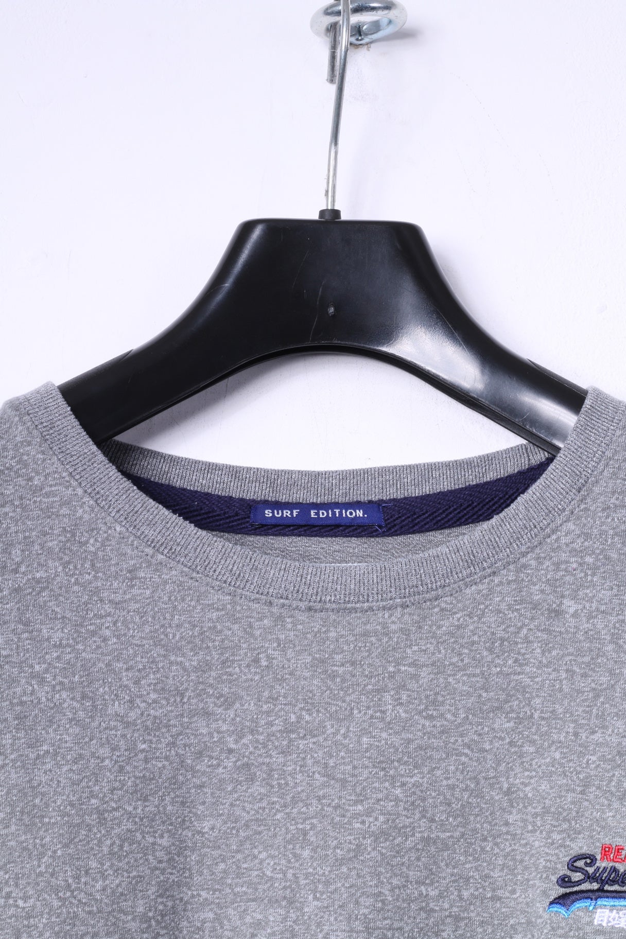 Superdry T-shirt XL (M) pour hommes en coton gris édition Surf