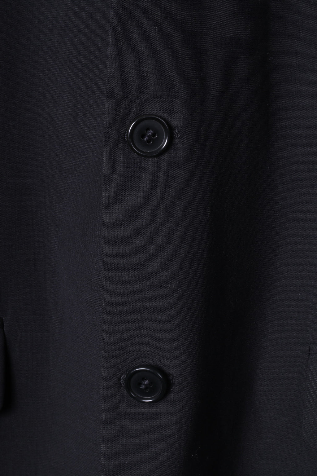 Balmain Paris Giacca da uomo monopetto anni '40 nera 100% lana