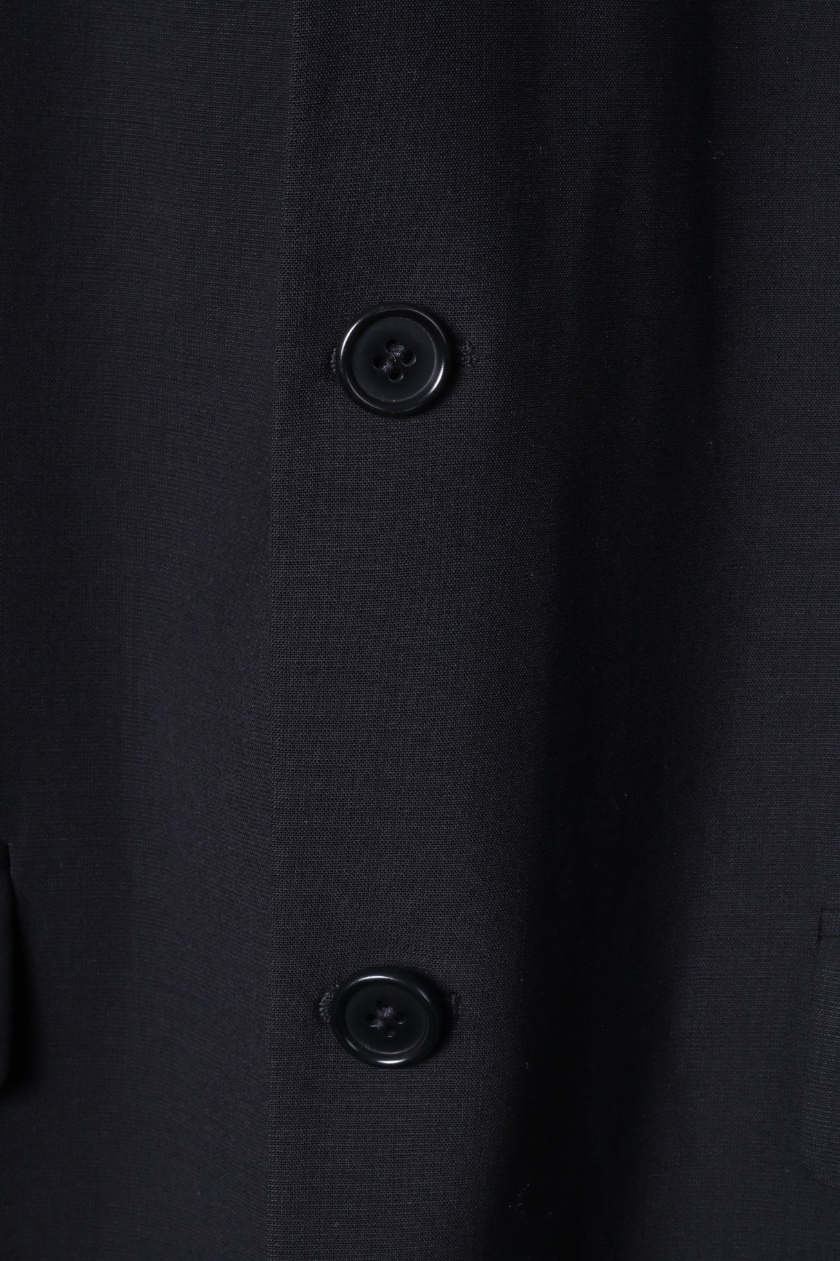 Balmain Paris Giacca da uomo monopetto anni '40 nera 100% lana