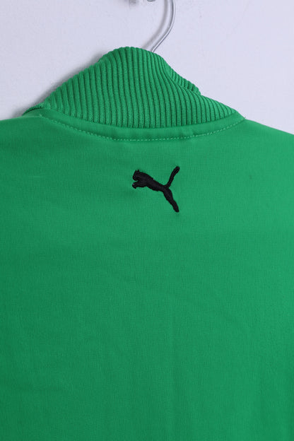 Puma Youth 164 XL Sweatshirt Vert Zippé Graphique Training Top