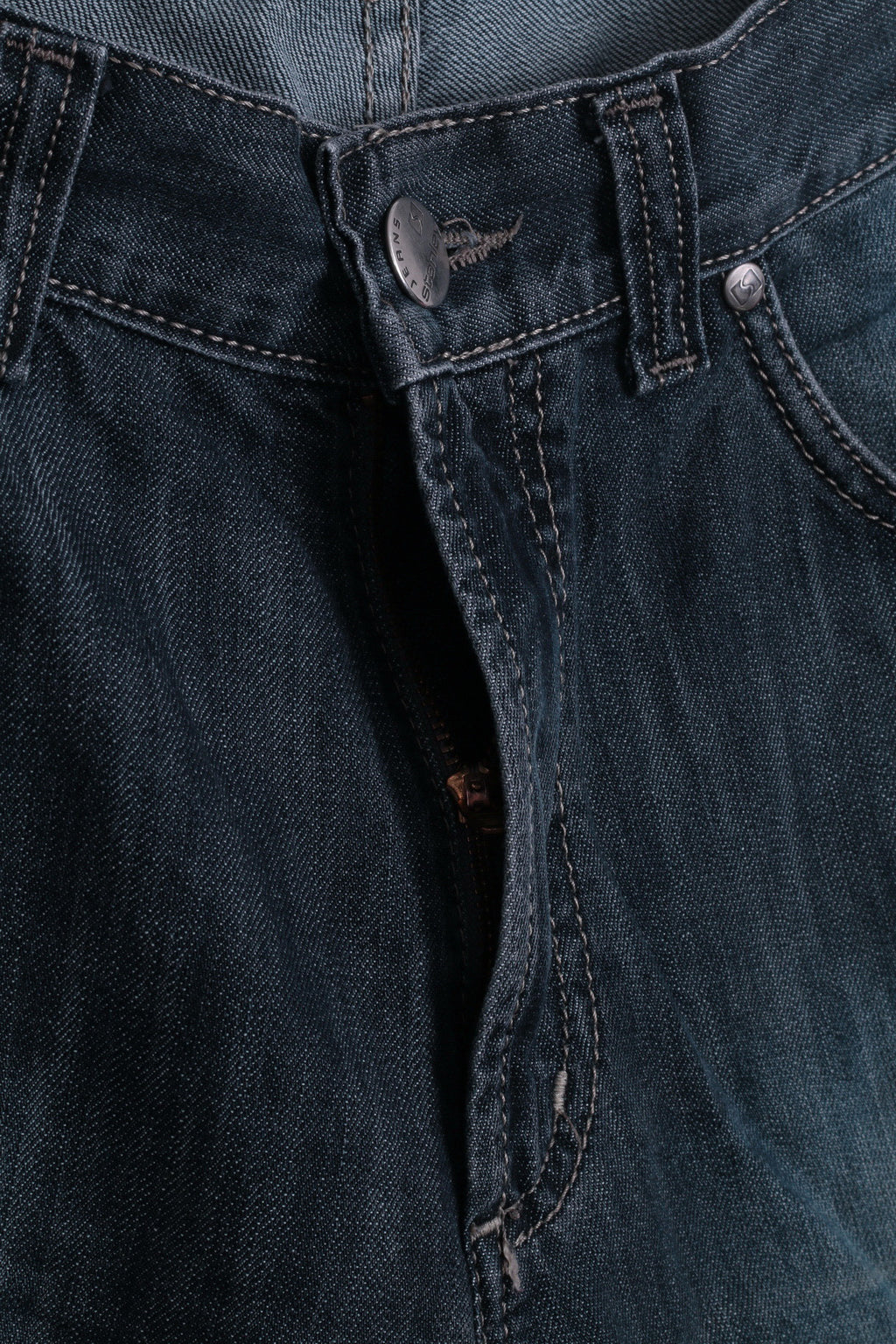 Stanley Jeans Pantalon L34 Denim Homme Bleu Marine Coton