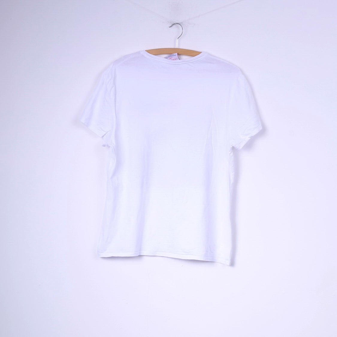 The Beckhams For Sport Relief Mens L (M) T-Shirt White Cotton Crew Neck Top