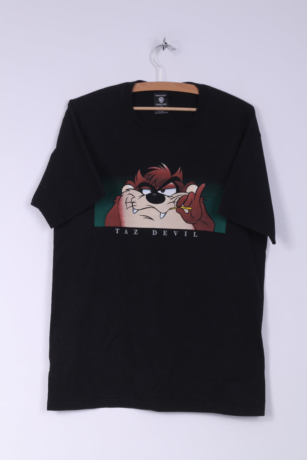 Warner Bros Studio Store Taz Devil Maglietta grafica da uomo L(M) girocollo nera