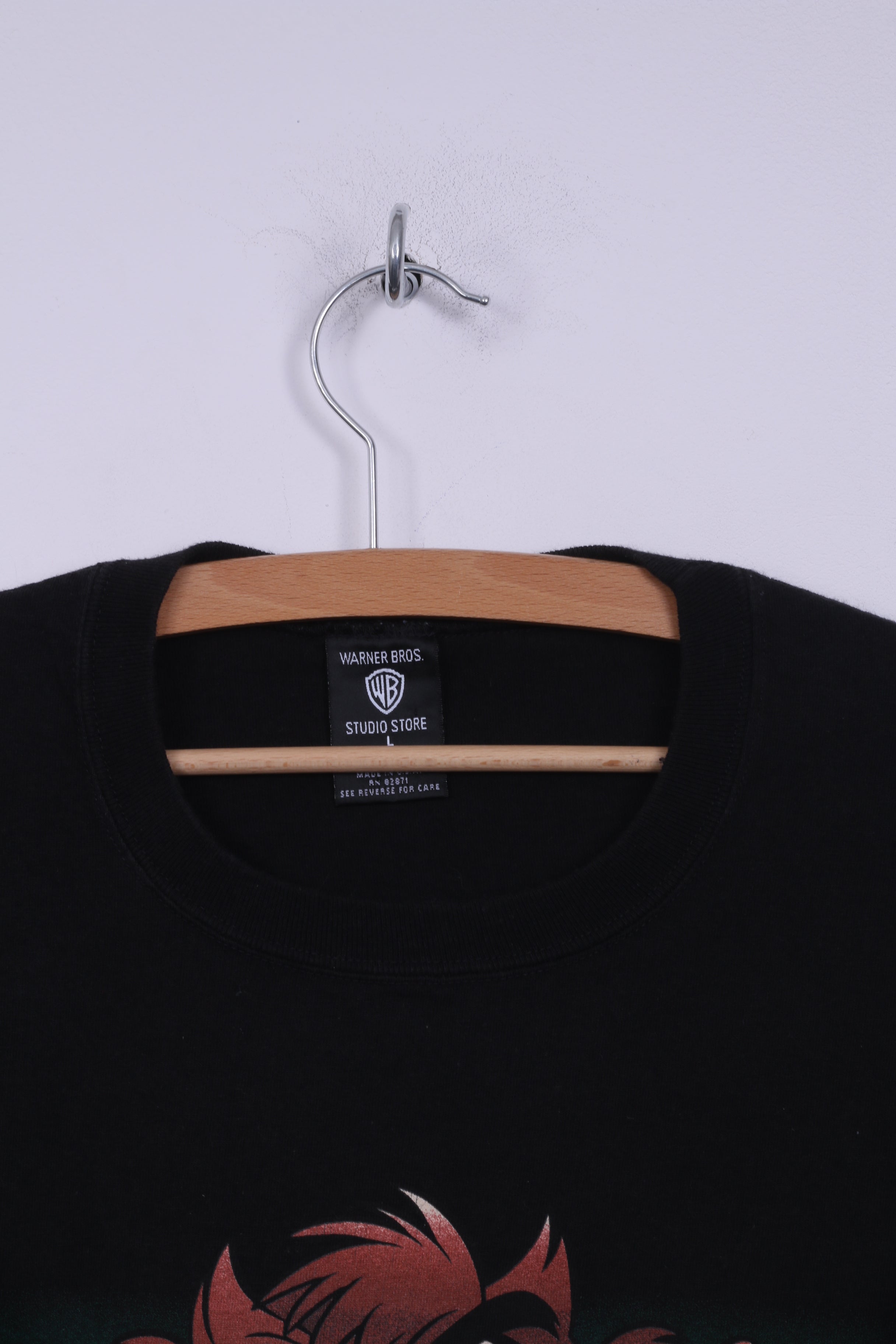 Warner Bros Studio Store Taz Devil Maglietta grafica da uomo L(M) girocollo nera