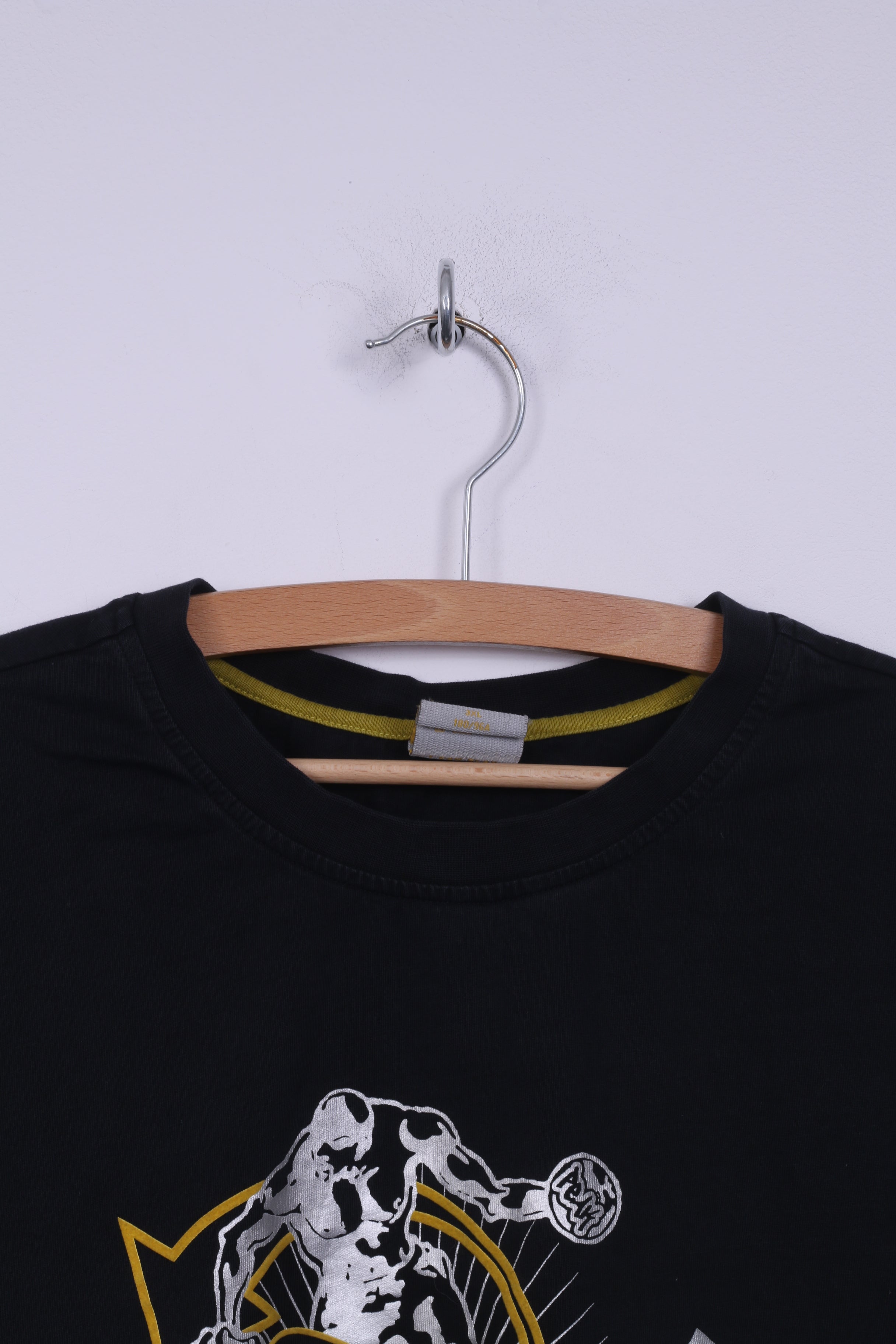 Peak Basketball Youth 3XL(Mens L) Graphic Shirt Long Sleeve Black Crew Neck