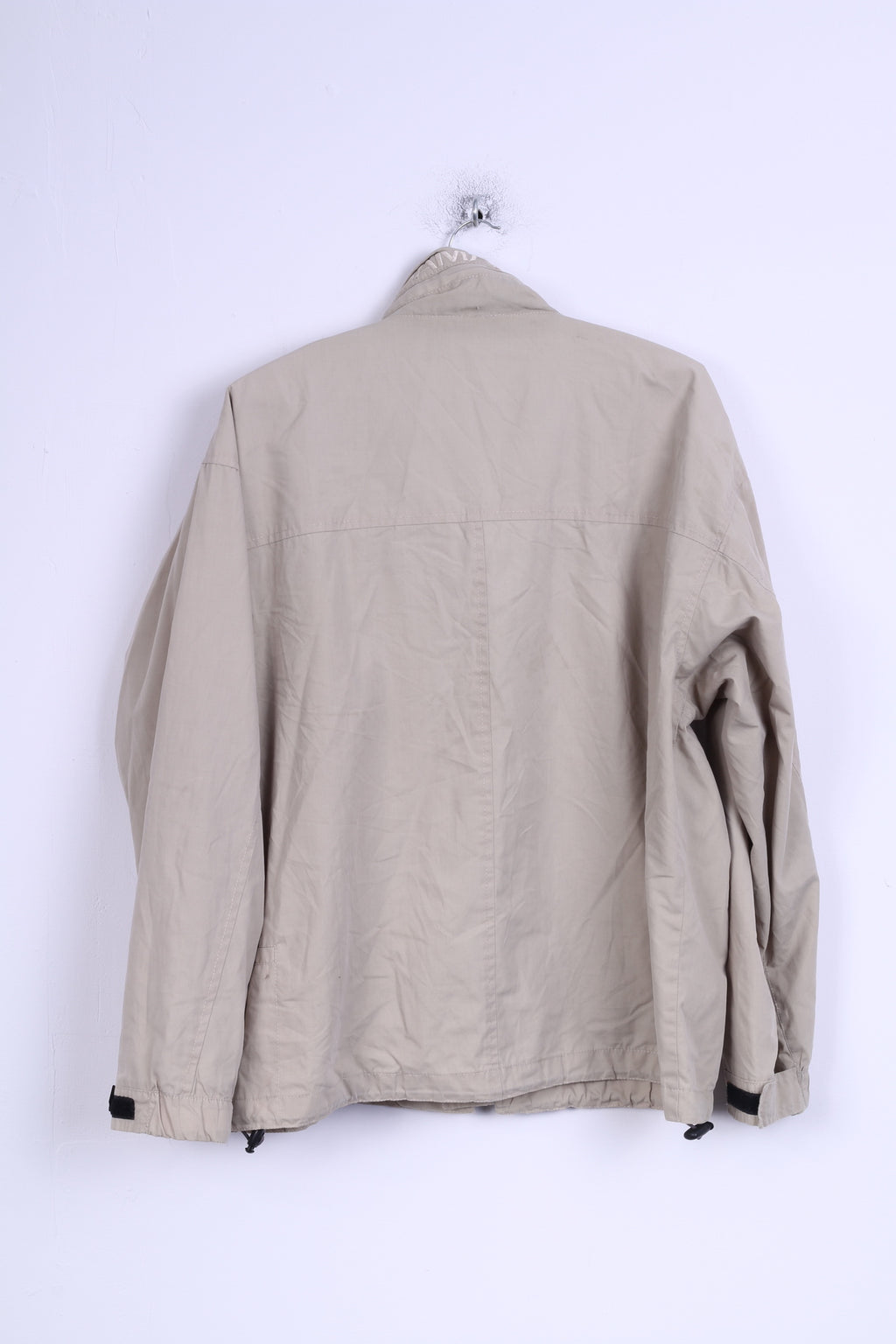 Camaro CMR Giacca da uomo M Beige Leggera con cerniera e cappuccio nascosto