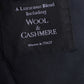 Pierre Cardin Mens 36R S Coat Navy Wool Cashmere Blend Double Breasted