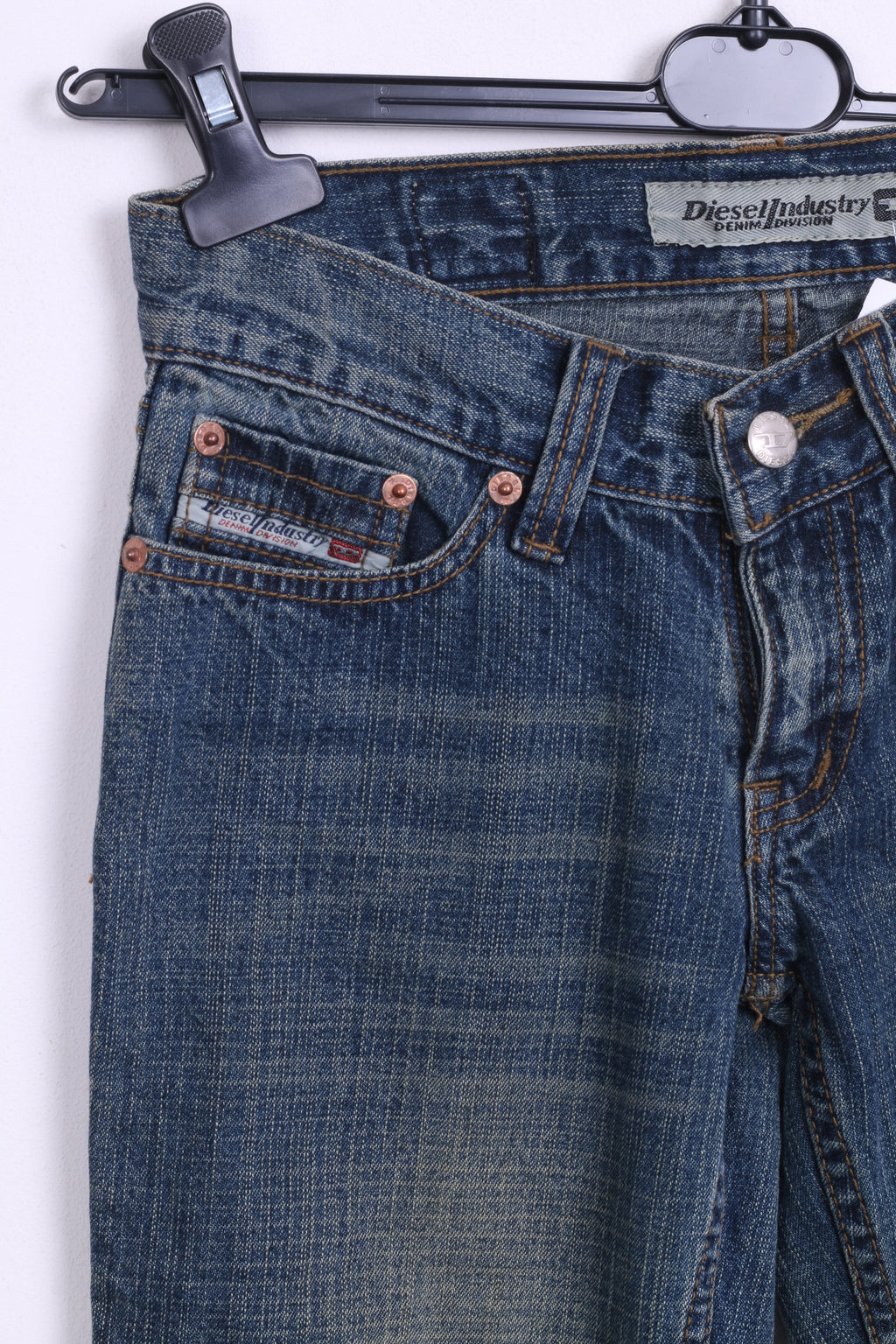 Diesel Industry Womens 26 Trousers Blue Cotton Denim Jeans - RetrospectClothes