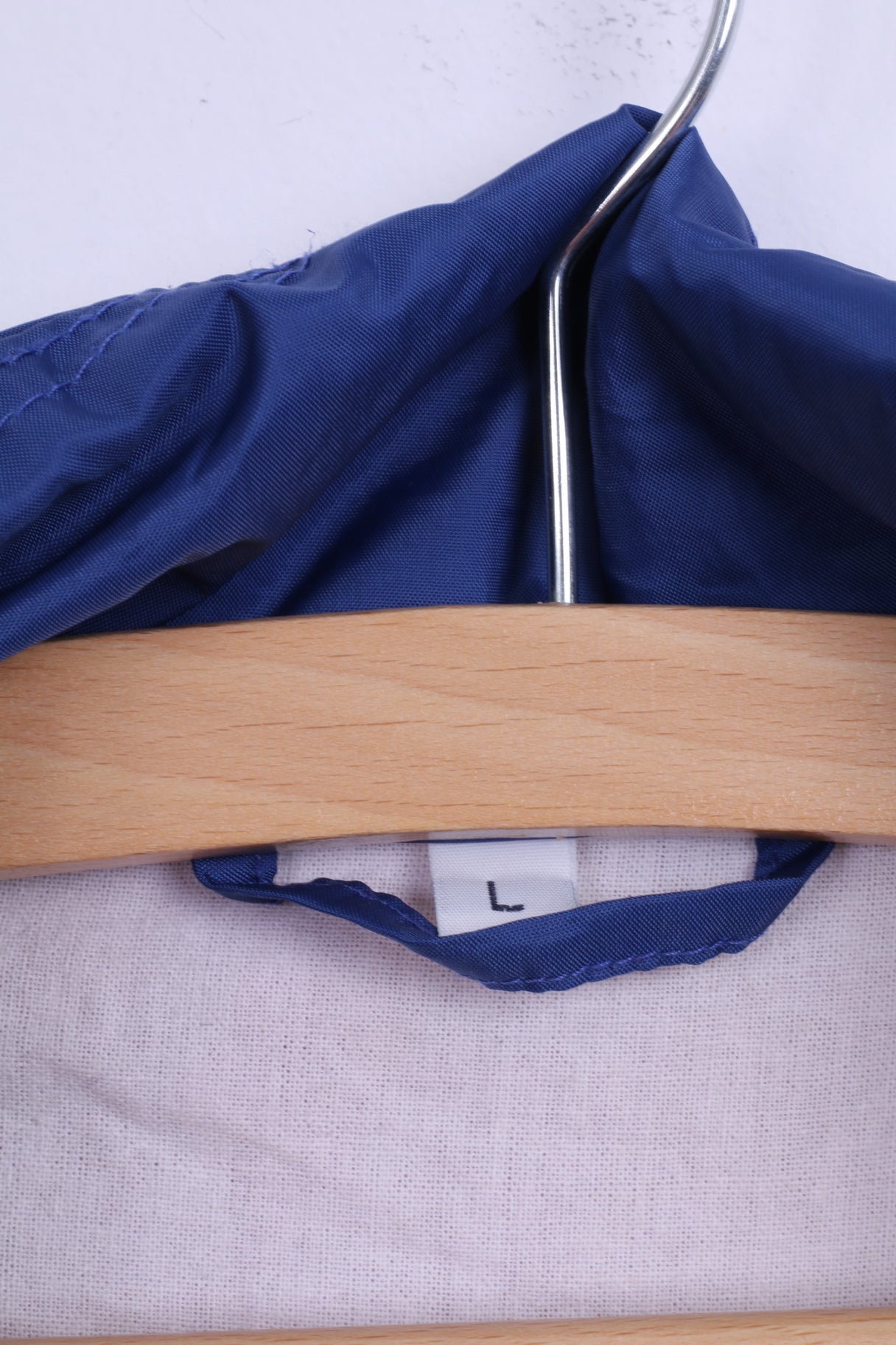 Protection Base Mens L Jacket Red Nylon Waterproof Hidden Hood Sport Top