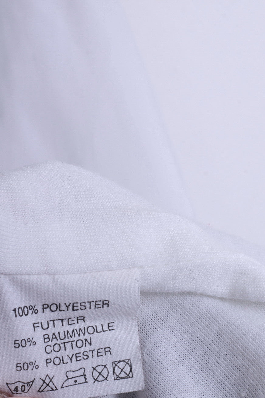 LOGO Sportswear Mens 42 XL Track Top Jacket White Sport - RetrospectClothes