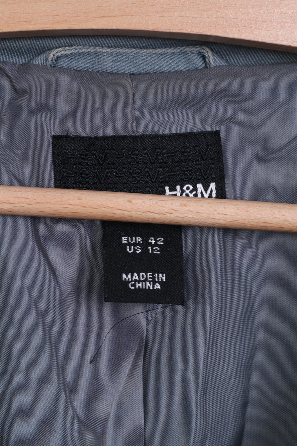 Blazer H&amp;M da donna 42 XL monopetto in cotone turchese