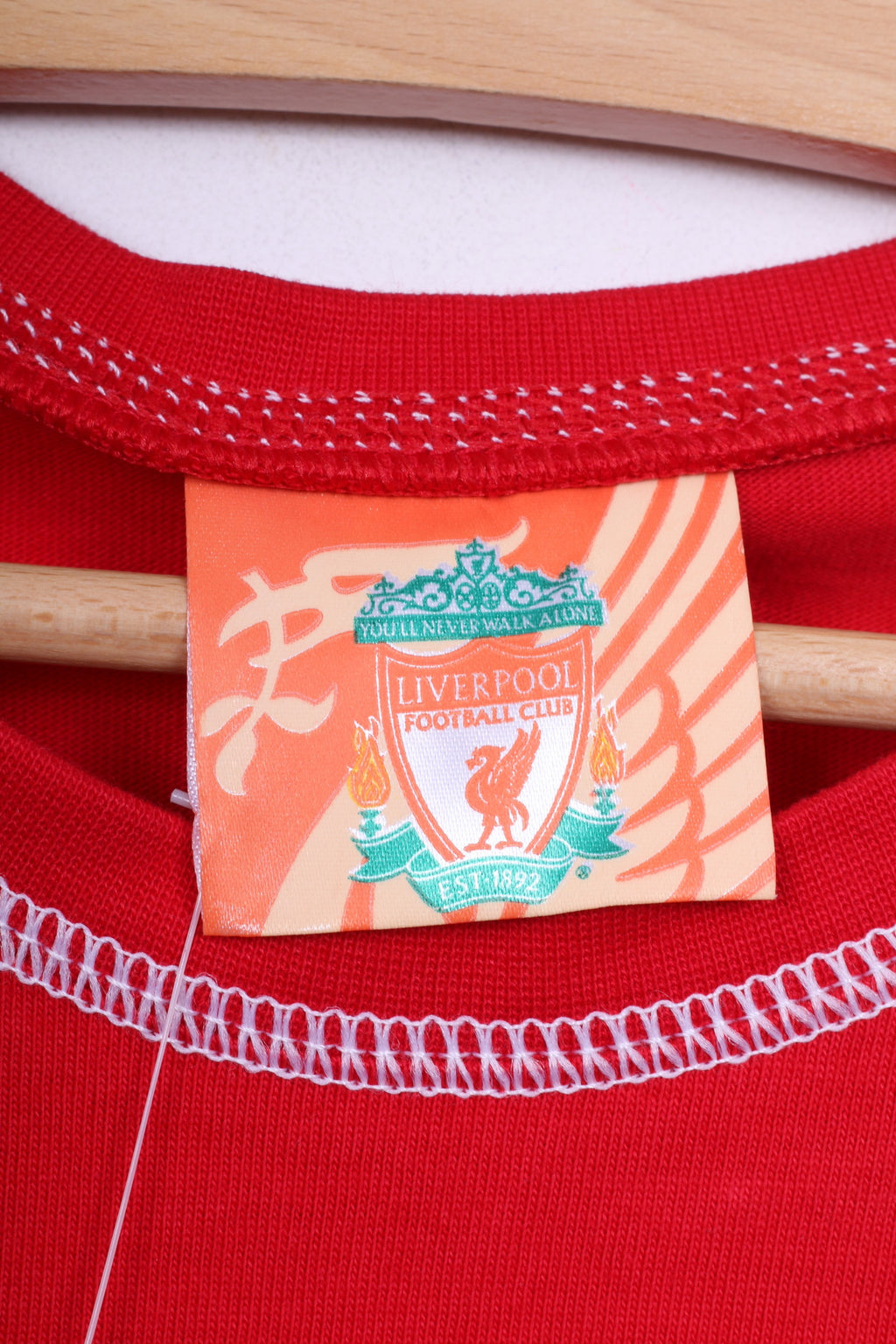 New Liverpool Football Club T-shirt da uomo M grafica girocollo in cotone rosso sportivo top estivo 