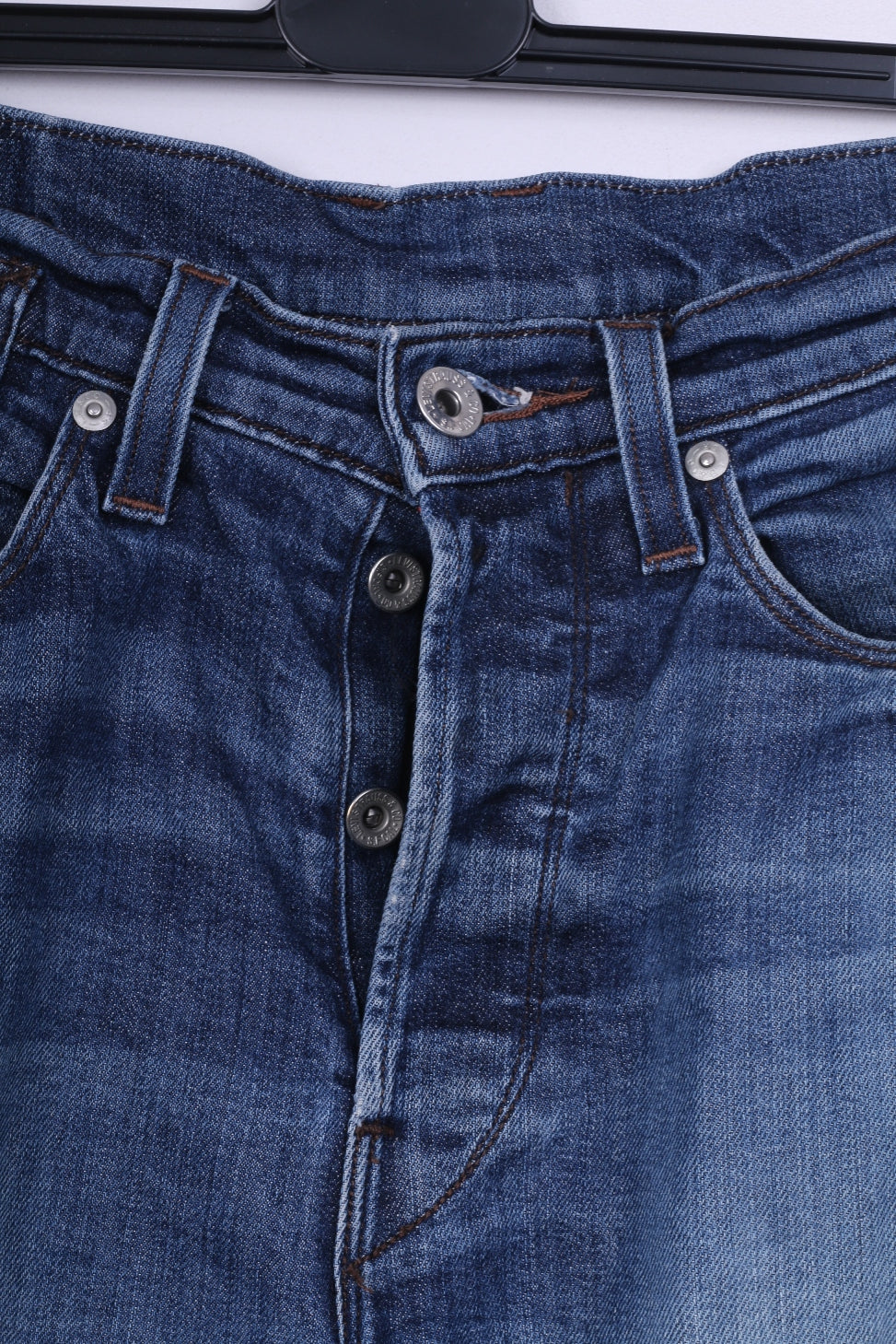 Levi Strauss&Co Mens W30 L32 Trousers Denim Blue Cotton
