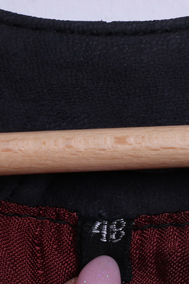 Tisze Ledermoden Gilet boutonné en cuir gris pour homme 48 S