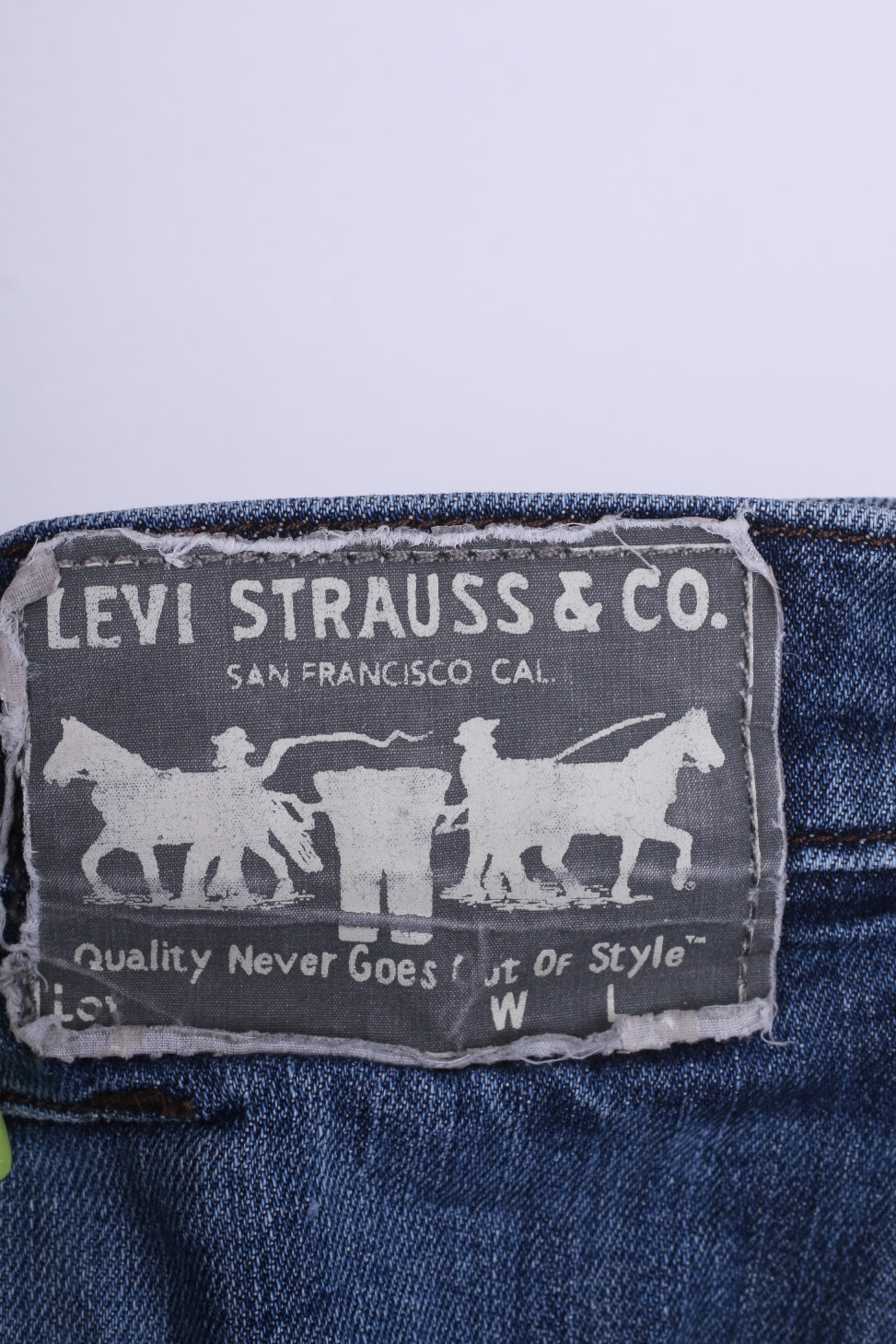 Levi Strauss&amp;Co Pantalon W30 L32 Homme Bleu Denim Coton