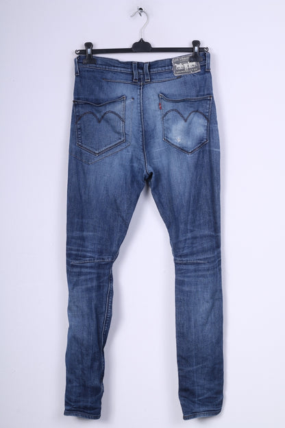 Pantaloni Levi Strauss&amp;Co Uomo W30 L32 Denim Blu Cotone