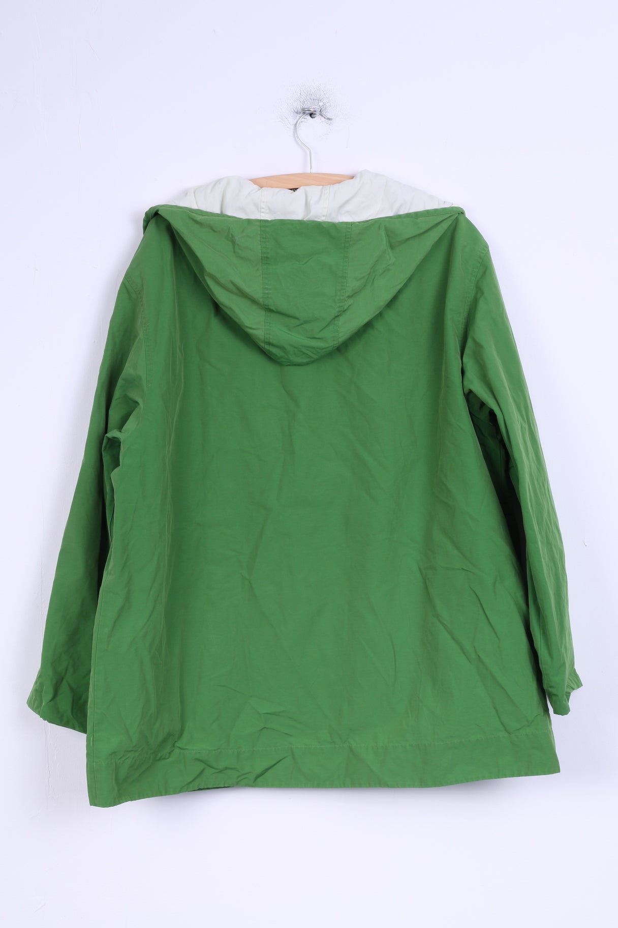 Esprit Veste XL pour femme Vert à capuche en nylon Sportswear Top Coat Boutons détaillés