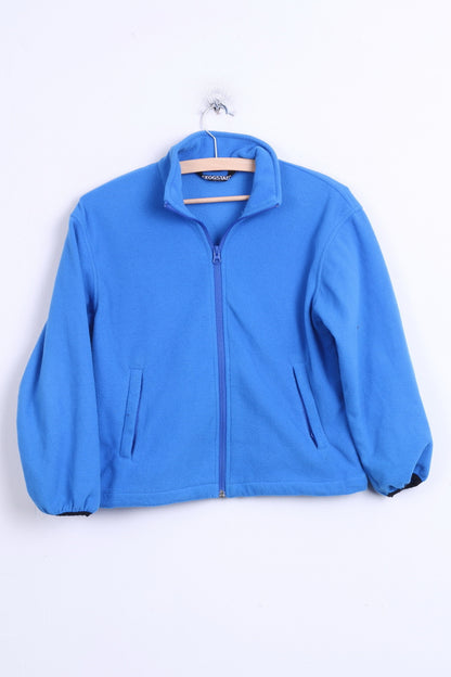 SKOGSTAD Womens 8 S Fleece Top Blue Sweatshirt Jumper - RetrospectClothes