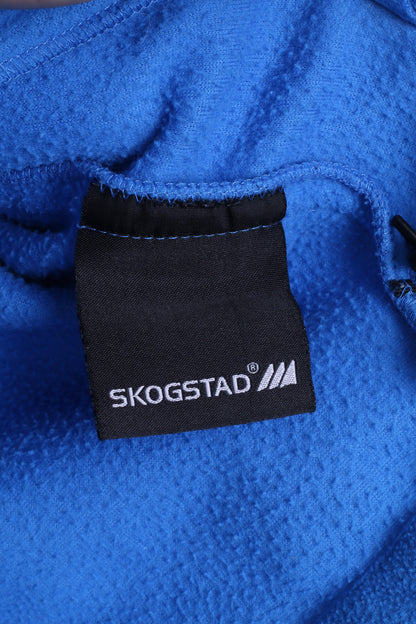 SKOGSTAD Womens 8 S Fleece Top Blue Sweatshirt Jumper - RetrospectClothes