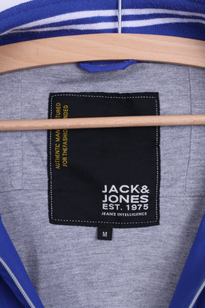 Jack & Jones Mens M Jacket Cobalt  Zip Up JICORE Top