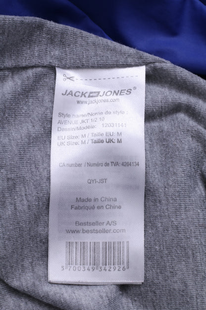 Jack & Jones Mens M Jacket Cobalt  Zip Up JICORE Top