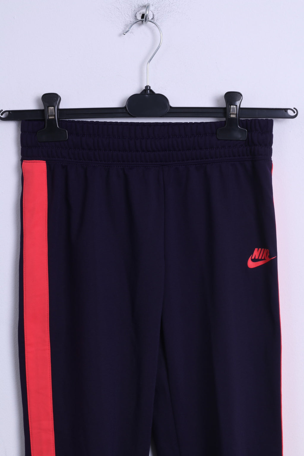 Nike Girls 137-146cm 10-12 Age Sweatpants Purple Shiny Sport Gym Trousers