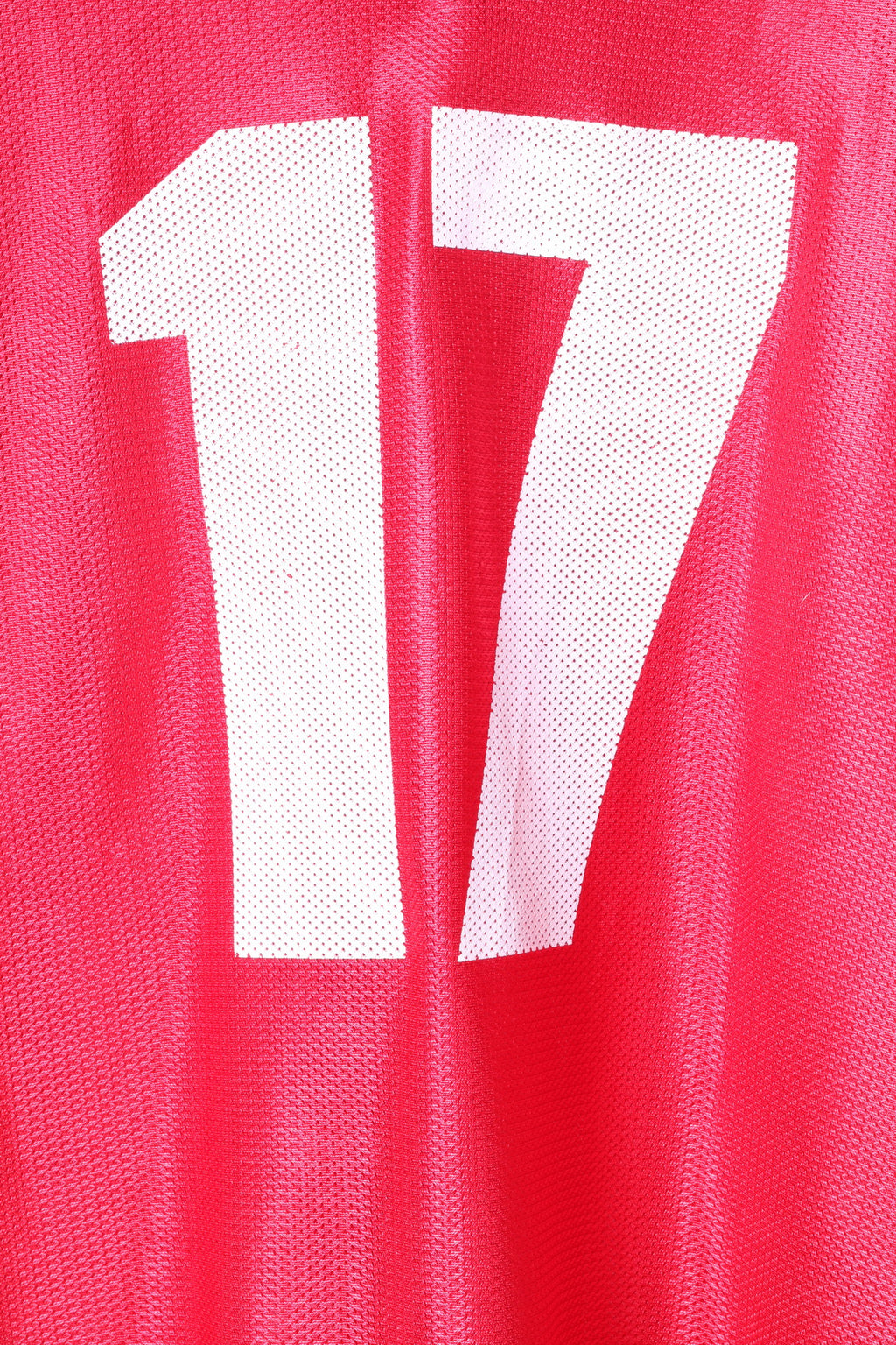 Project Social Mens L Shirt Red Mesh V Neck Boston #17 Jersey Made in USA