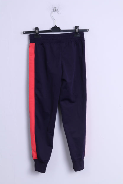 Nike Pantalon de survêtement de sport brillant violet pour fille 137-146 cm 10-12 ans