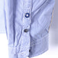 Henry Choice Jeans Mens XXL Casual Shirt Blue Striped Embroidered Long Sleeve