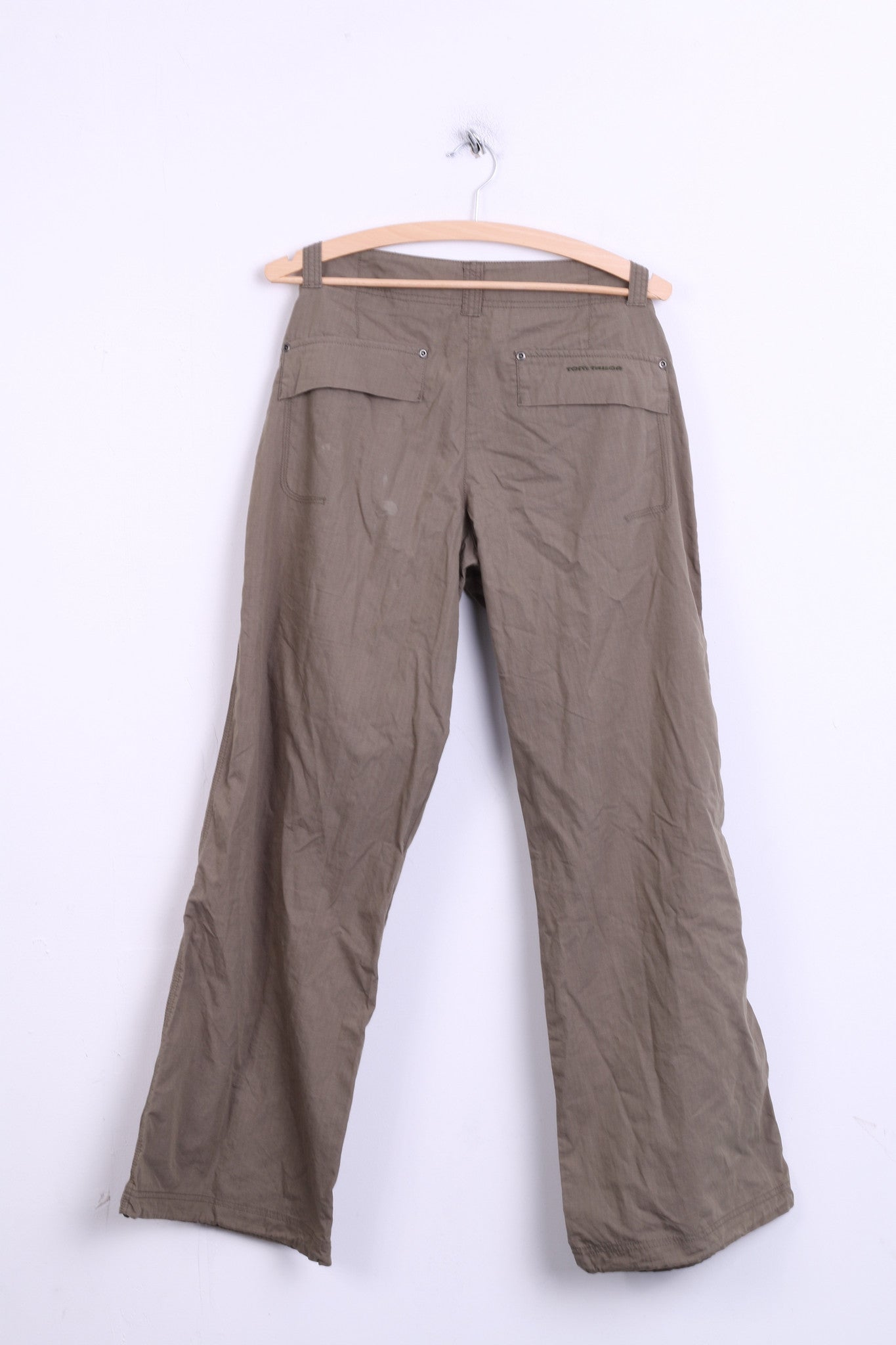 Tom Tailor Womens Trousers W40 L32 Cotton Green Maya Low - RetrospectClothes