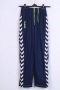 HUMMEL Mens YL 16/176 Trousers Blue Pants Tracksuit Training Sport