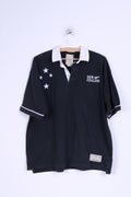 St Bernard Mens M Polo Shirt Cotton Rugby World Cup 2003 New Zealand